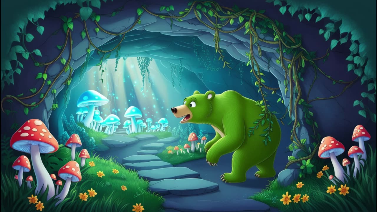 Green Bear's Magical Forest Adventure 🌳 | Fun Kids Story & Song! | Kids nursery Rhymes | Kids Songs