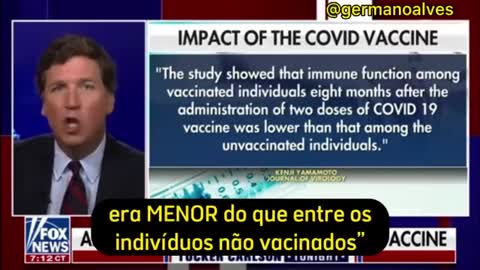 Tucker Carlson fala sobre as vaxx