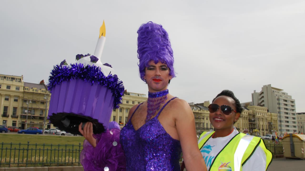 Brighton And Hove Gay LGBTIA+ Pride UK. 2015 Part 1