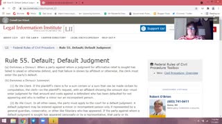 I WON Google Twitter Lawsuit By Default - Rule 55