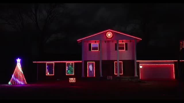 Automated Christmas Lights in Greencastle Indiana