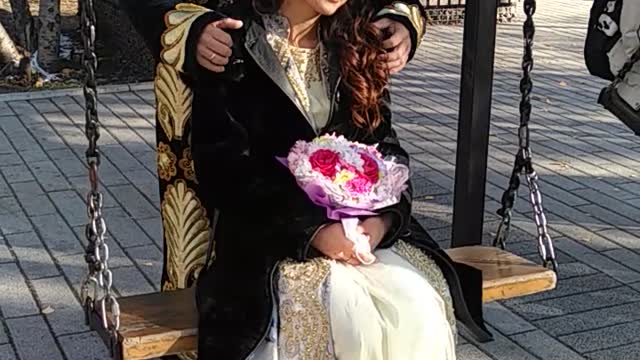 Photo shoot of Vadim and Mushtari's Iranian wedding