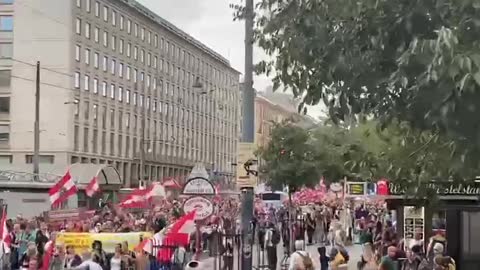 Vienna, Austria: Anti Agenda 2030 protests (Sept. 10, 2022)