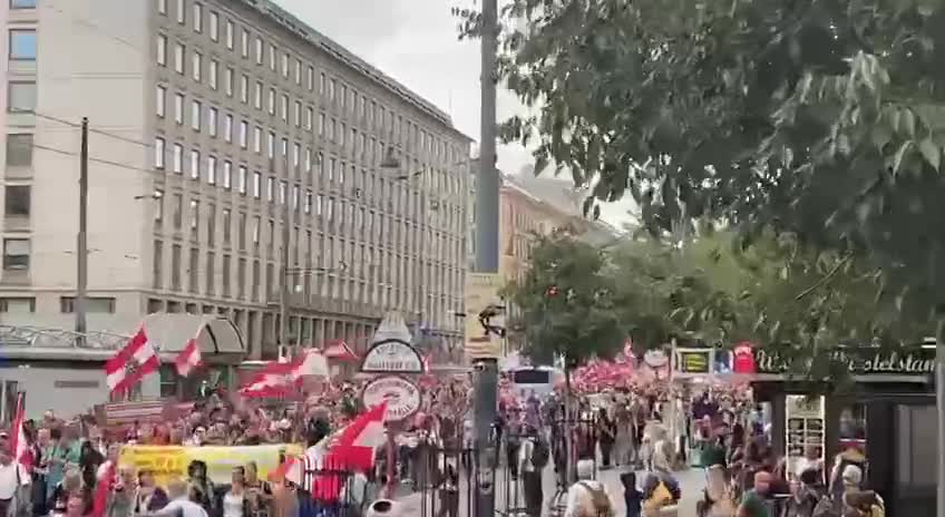 Vienna, Austria: Anti Agenda 2030 protests (Sept. 10, 2022)