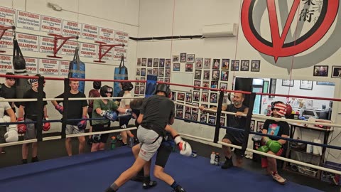 Joey sparring Tommy 9/10/24