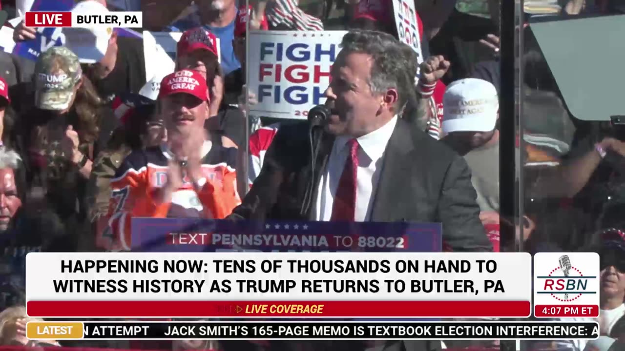 FULL SPEECH: Dave McCormick Speaks at the Historic Trump Rally in Butler, PA - 10/5/24