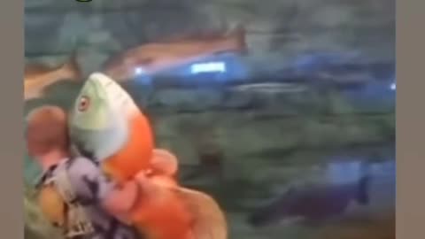 Bad kid beats up fish