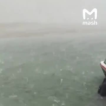 Golf balls size hail in Arizona 😱