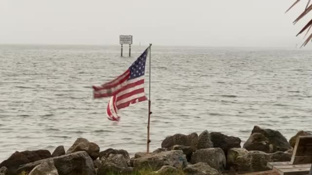 Flag placed by Homeless