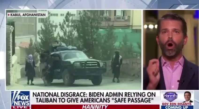 Don Jr.: “Joe Biden has created the largest hostage situation,