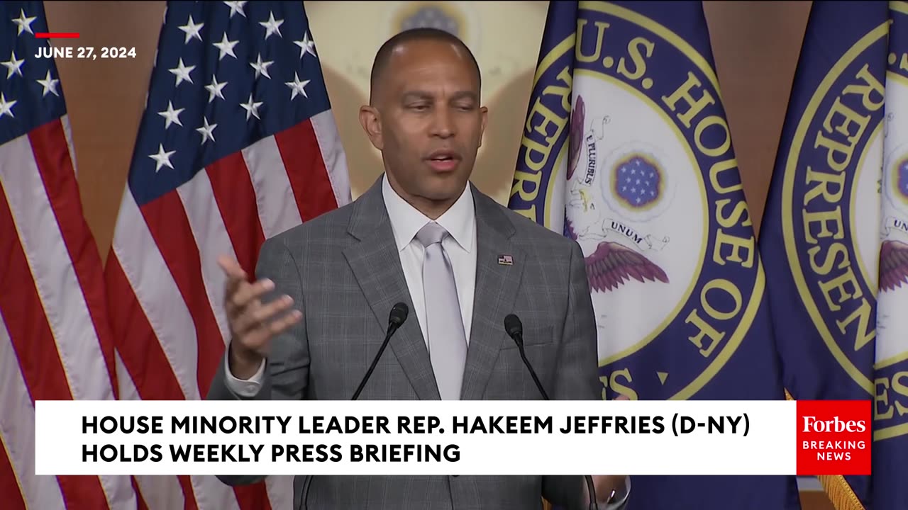 What Message Do You Think It Sends-- Hakeem Jeffries Pressed On Jamaal Bowman Losing Primary