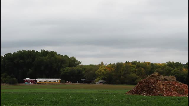 Jack-O-Lanterns & Coal Smoke - The Pumpkin Train on the Prairie Village, Herman & Milwaukee Railroad