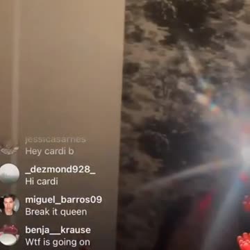 Cardi B breaks down on IG Live while talking about her breakup with Offset