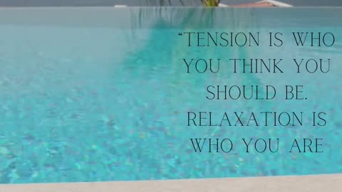 Relaxation quote