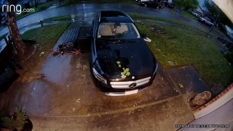 Doorbell Camera Catches Tornado Touching Down
