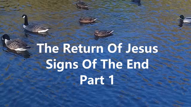 Bible Reading | Bible Study The Return Of Jesus Signs Of The Part 1