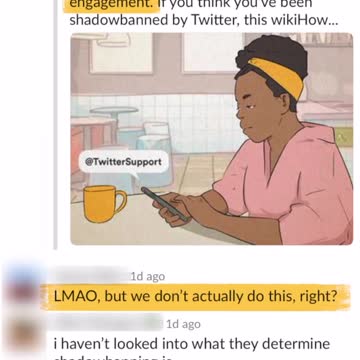 Twitter Source Leaks Internal Conversation RECONFIRMING Shadowbanning is Real