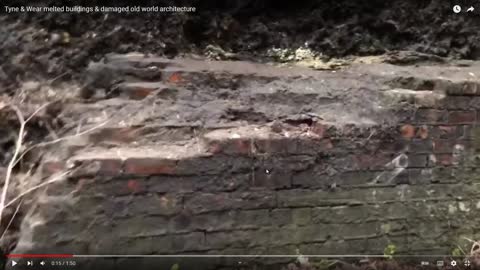 Melted buildings & damaged old world architecture right under your feet