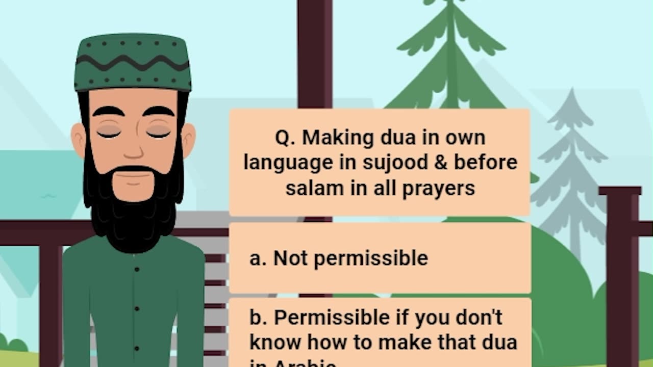 Q. Making dua in own language in sujood & before salam in all prayers | #hadith #muslim #islam |