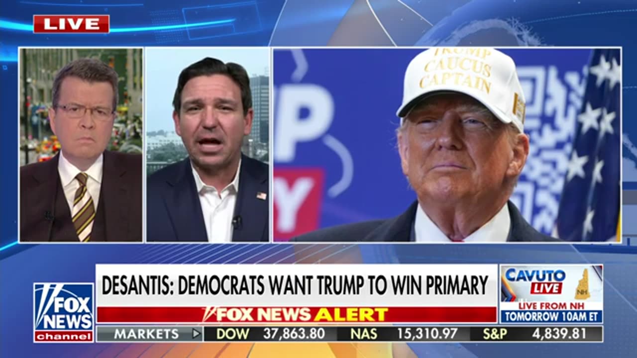 DeSantis predicts Trump will win NH: 'He's got the momentum'.