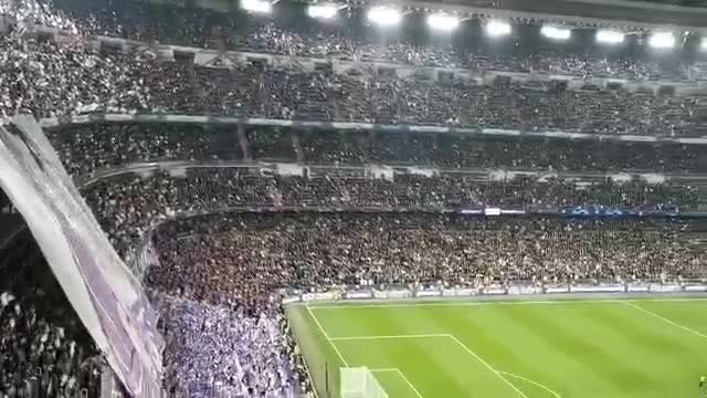 A song sung by Real Madrid fans that day Vamos !!!