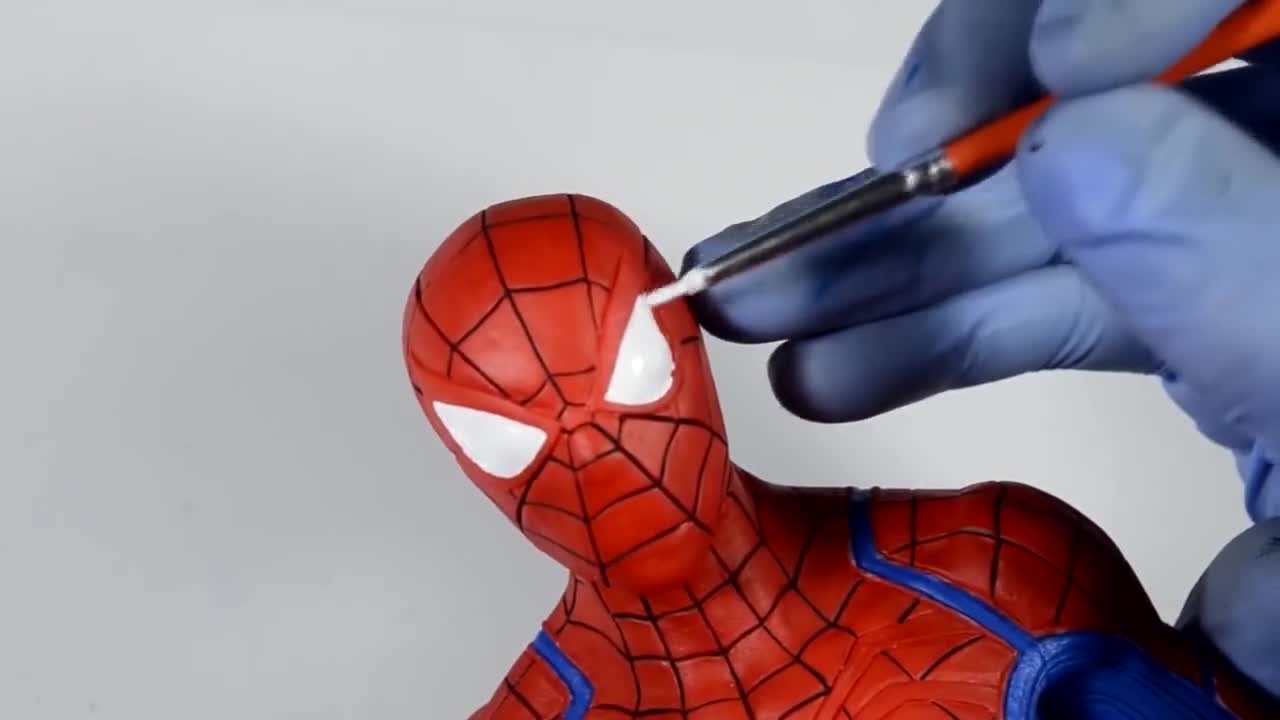 Draw Spider-Man's Eyes.