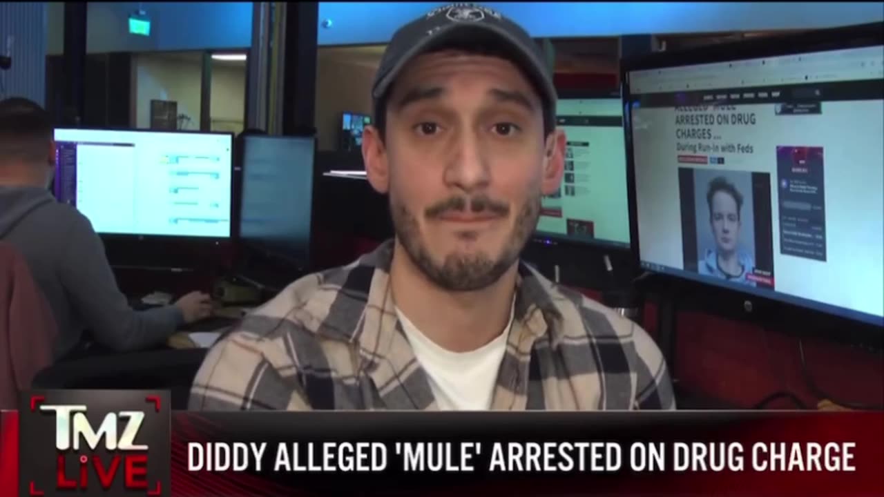 Diddy's alleged "mule" was arrested on drug charges after the feds intercepted plane