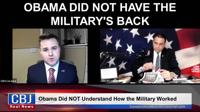 Obama Did Not Have The Military's Back