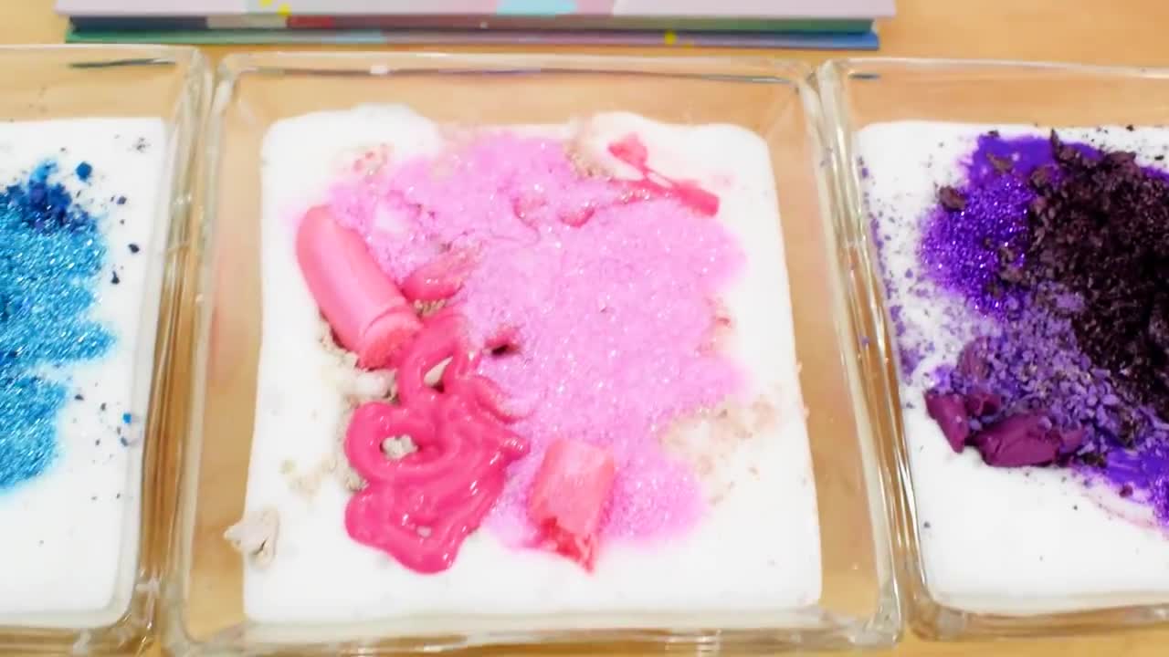 Galaxy vs Unicorn - Mixing Makeup Eyeshadow Into Slime! Special Series 89 Satisf