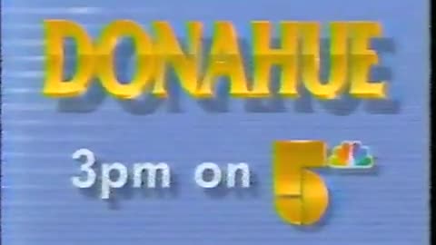 June 10, 1992 - Chicago Promo for 'Donahue'