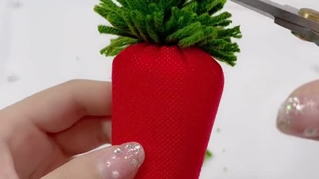 Creative DIY, handmade carrot, tutorial