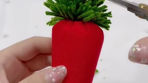 Creative DIY, handmade carrot, tutorial