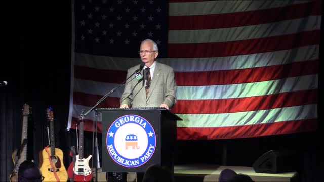 (R) Gary Black Candidate Ga US Senate Fannin GOP Valentines Banquet