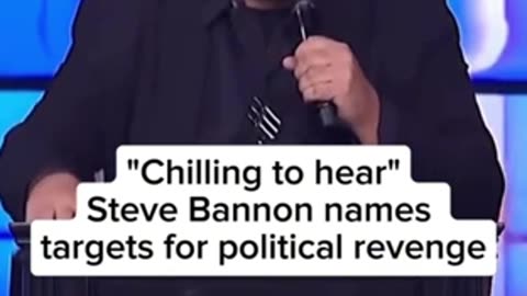 Steve Bannon "We're Going After...."