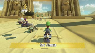 Mario Kart 8 Deluxe Switch Luigi Part 41 Dry Dry Desert