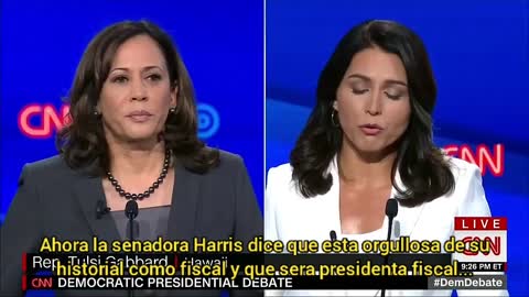 Kamalita vs Tulsi gabbard (subtitulos español)