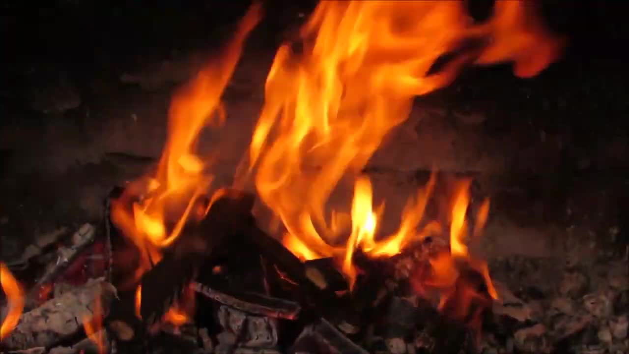 Campfire-Chimney Fire-Lagerfeuer-Kaminfeuer -Sanftes Knistern