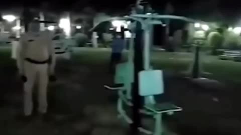 Ghost in park