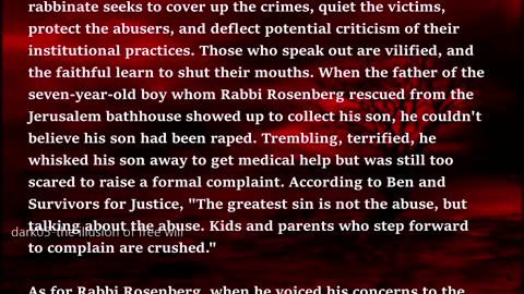 RABBI PEDOPHILES