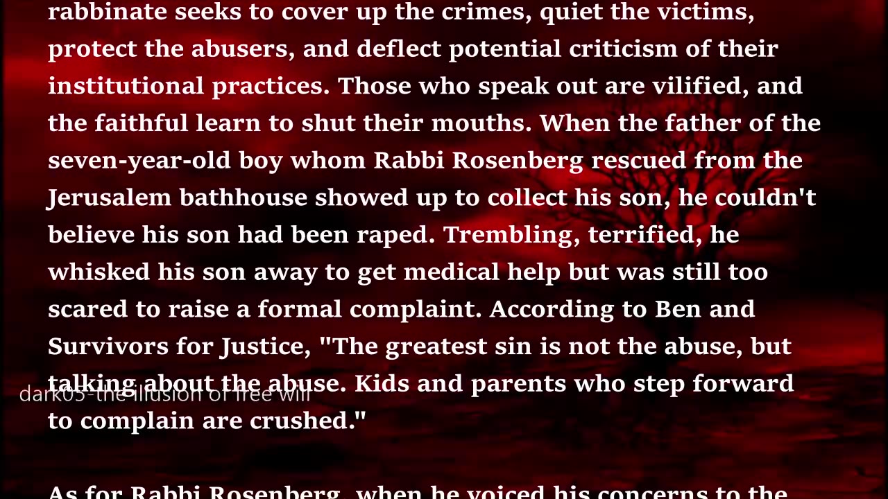 RABBI PEDOPHILES