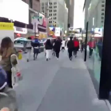 TIME SQUARE: Someone said the Russians are coming 🤣🤣🤣