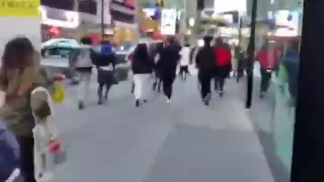 TIME SQUARE: Someone said the Russians are coming 🤣🤣🤣