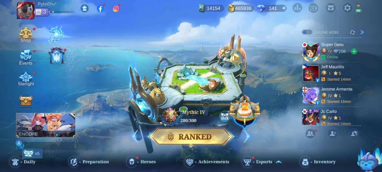 Free mobile legends account 2022