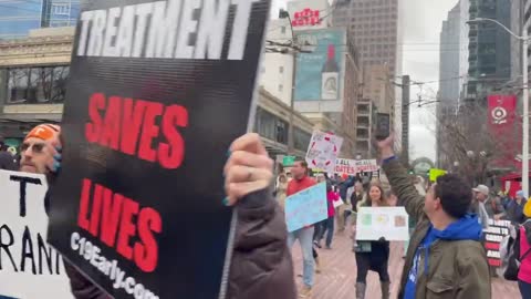 🚨 SEATTLE, WASHINGTON RISING UP AGAINST MANDATES AND TAKING OVER THE STREETS ⚡️