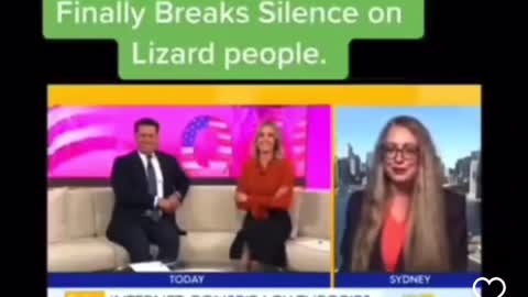 Ye lizards on the news