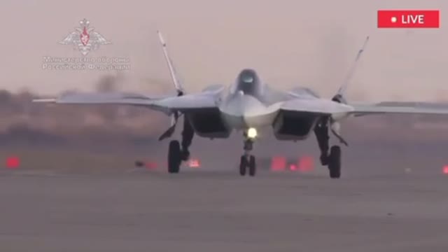The Russian Su-57 been reported for its first use in real combat