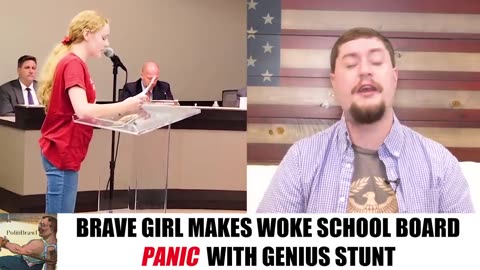 WW3 Update: Brave girl makes woke school board PANIC with genius stunt This is America! 9m