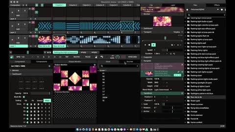 RESOLUME CREATE CHASE EFFECTS IN LAYER