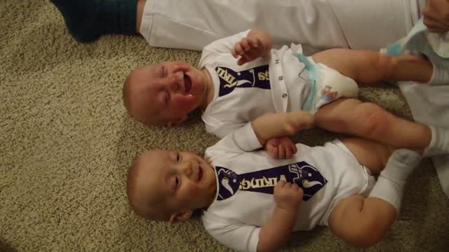 Chowen Twins Laughing