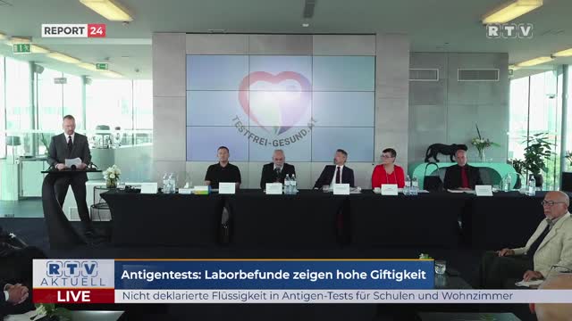 Pressekonferenz: Flüssigkeit in Antigen-Tests - Laborbefunde zeigen hohe Giftigkeit